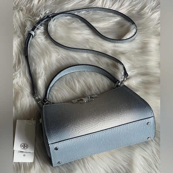 170504 - Tory Burch Eleanor Lizard Mini Satchel - Picture 5 of 15